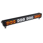 The Adventure Garage, Single Row LED (Yellow-White) Light Bar 22" 150 Watts, Universal Accessory for Cars & Jeeps