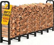 Amagabeli 8ft Firewood Log Rack Out