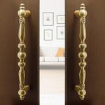 VOLO Main Door Handle/Door Handles for Main Door/Glass Door Handle/Pull Handles, for Home/Office/Hotels (Antique Brass)(Rajwadi Handle) (18" (450mm), 2)