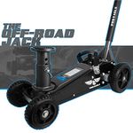 COOKE Pro Eagle 2 Ton Big Wheel Off Road Jack, The Beast, Off Road Racing High Car Jack (2 Ton, Black, Big Wheel)