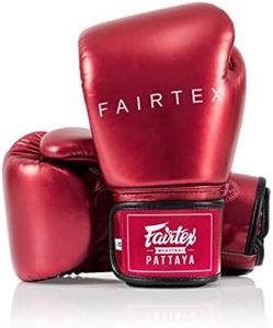 Fairtex Metallic Boxing Gloves (Red Mettalic, 14oz)