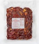 Sun-Dried Tomatoes, Ready to Eat, Brilliant Red Color | Moist Chewy Texture | Nutritious | Healtful | Flavorful | Kosher | Vegan | Keto | Paleo | Naturally Gluten-Free, Premium Quality Vacuum Packed to Ensure Freshness, Shipped in Corrigated Box, Half Cut, (16 oz) - 1 lb Box