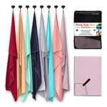 Snug Rug Microfibre Beach Towel Extra Large XL 200 x 90cm – Super Absorbent Quick Drying Lightweight Sand Proof Beach Towels Sea Fog Mauve