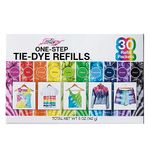 Tulip One-Step Tie-Dye Kit Refills, Rainbow Tie Dye, Multicolor, 30 Pack