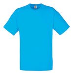 Fruit of the Loom Mens Valueweight Crew Neck, Short Sleeve T-Shirt, Not V Neck., Azure, M