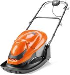 Flymo EasiGlide 360V Hover Collect Lawn Mower - 1800 W Motor, 36 cm Cutting Width, 26 Litre Grass Box, Folds Flat, 10 m Cable Length, Orange and Grey
