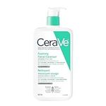 CeraVe FOAMING Face Cleanser, Gentle Face Wash with Hyaluronic Acid, Niacinamide, Ceramides. Makeup Remover for oily skin, won’t clog pores. Oil & sebum control. Non-Comedogenic, Sensitive Skin, Men & Women, 562ML