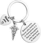 Hutimy Nurse Instructor Gift Keychains Nurse Preceptor Thank You Jewelry Nursing Instructor Appreciation Gifts Nursing Preceptor Keychain