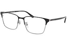 Gucci Web GG0756OA 003 Eyeglasses Men's Black/Silver Full Rim Optical Frame 56mm, Black/Silver, Lens-56 Bridge-17 B-42 Temple-145