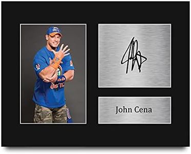 HWC Trading John Cena Gifts USL Printed Signed Autograph Picture for WWE & WWF Memorabilia Fans - US Letter Size