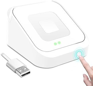 Dock Compatible with Square Reader 2nd Generation, Square Card Reader stand holder, Anti-Sleep Button, One Click to Turn On, White.