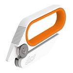 Slice 10598 Rotary ,Bladeless Scissors - Ambidextrous Cutter for Wrapping Paper and Cellophane – Ideal for Florists, Retail or Home,Orange