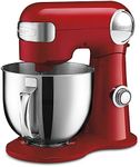 Cuisinart SM-50R 5.5 Quart Stand Mixer, Metal, Ruby Red