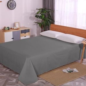 Erdungsbettlaken, Erdungsmatte, Erdungsblech mit Silberfaser, leitfähiges Erdungslaken für besseren gesunden Schlaf, antistatisches Erdungsprodukt mit EU Erdungskabel (Grau, 183 x 213 cm)