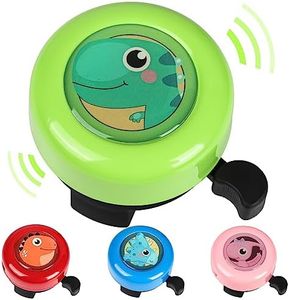 VICTGOAL Timbre Bicicleta Infantil con Sonido Fuerte, Timbre de Bicicleta Scooter, Accesorios y Decoración de Bicicletas para Niños y Niñas (Verde)