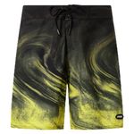 Oakley Men's Cosmic Tides 18" Boardshort Swim Trunks, Black, 29