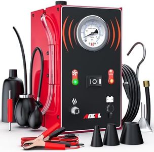 ANCEL S200 Machine Fumée EVAP, Détecteur Test Fuite De Système Carburant Voiture 12V avec Manomètre, Testeur de Fuite sous Vide Automobile avec 2 Modes pour Tous Les Véhicules Moto Camion VTT Bateau