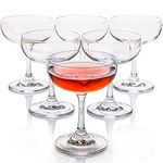 Flat Bottom Stem Wine Glasses