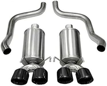 CORSA EXHST Corsa 21010BLK Axle-Back Exhaust (Chevrolet Corvette C6 2005-2008), 1 Pack