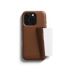 Bellroy Phone Case – 3 Card for iPhone 16 Pro Max (leather iPhone case, phone wallet) - Sienna