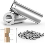 LuckIn 120 Pack T316 Stainless Steel Protector Sleeves Cable Railing Kit for 1/8" Wire Rope, Cable Railing System for Stair, Deck