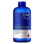 SISU Cal Mag Citrates Liquid with D3 | 450 mL Liquid | High Potency Calcium and Magnesium Sugar Free Liquid with 500 IU Vitamin D | Suitable for Children and Adults | Gluten Free, Diary Free, Strawberry