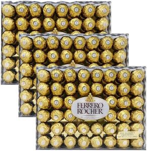 Ferrero Rocher, Diamond Halloween Value Pack - Fancy Looking, Good Taste, Great for Parties and Special Occasions - Delicious Creamy Hazelnut Filling - 3 Pack (48 ct Each), Total 144