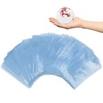 Dadabig 200 PCS Shrink Wrap Bags, Transparent Waterproof Heat Shrink Bags Heat Seal Gift Packing Packaging Film Clear Sealer Film for Soaps Bath Bombs and DIY Crafts, 15 x 10cm