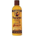 Howard FW0016 Feed-N-Wax Wood Polish and Conditioner, 16-Ounce, orange