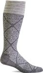 Sockwell Women's The Raj Firm Graduated Compression Sock, Charcoal - M/L