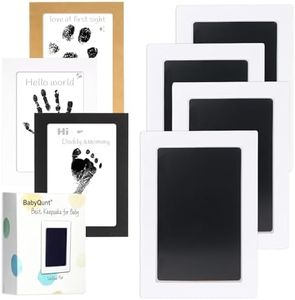 BabyQunt Inkless Baby Hand and Footprint Kit,Clean-Touch Ink Pads
