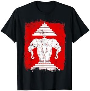 Laos Erawan Three Headed Elephant Kingdom of Laos T-Shirt