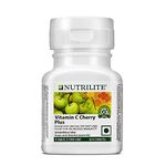 Amway NUTRILITE Vitamin C Cherry Plus,Pack of 60 tablets