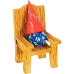 DND Dice Jail - Time Out Chair & Dunce Hat - Punish Your Bad Dice in Our Chair of Shame - Accessories/Gift for Dungeons and Dragons. Miniature Chair & Cap Works for All D&D Dice D20, D10, D8, D6, D4