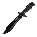 12" TACTICAL BOWIE SURVIVAL HUNTING KNIFE w/ SHEATH MILITARY Combat Fixed Blade