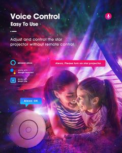 SUPPOU LED WiFi Galaxy Projector – Star Night Light for Home