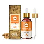 Crysalis Pumpkin Seed (Cucurbita) Oil |100% Pure & Natural Undiluted Essential Oil Organic Standard| Boost Hair Care For Eyelashes, Eyebrows & Hair (50 ml (Pack of 1))