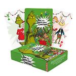 AQUARIUS Grinch Playing Cards – Deck of Cards for Your Favorite Card Game-Officially Licensed Ginch Merchandise & Collectibles-Poker Size w Linen Finish