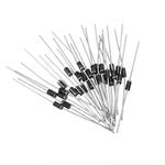 sourcing map Schottky Rectifier Diode 1A 400V Electronic Silicon Diodes 30pcs for 1N4004