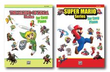 Alfred's Nintendo Easy Piano Pack - Two Books - Includes Super Mario for Piano and The Legend of Zelda for Piano