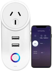 UanTii Tuya Smart Plug 16A Wifi intelligent Socket Outlet AU Plug Wireless Remote Timing Support Alexa and Google Home (USB Plug)