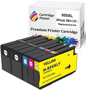 Cartridge Planet 5 Pack (2BK,1C,1M,1Y) Compatible Ink for HP 955XL for HP Officejet Pro 7720 7730 7740 8210 8216 8710 8720 8730 8740 8745