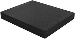 kowaku Foam Pad Trainer Soft Non-Slip Stability Rehab Yoga Mat Exercise Balance Pad Balance Trainer for Outdoor Training Indoor Pilates Adults Kids, S Black