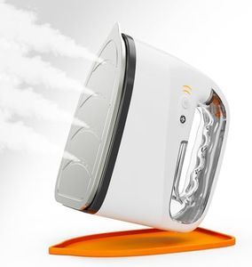 Mini Steamer＆Iron 2 in 1 Garment Steamer, Portable Travel Size Steam Iron for Clothes,1000W,3 Mode Ironing,250ML Detachable Water Tank,8FT Power Cord,Leak Proof Design