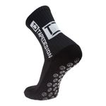 TAPEDESIGN Grip Anti-slip Anti-blisters Athletic Sport Socks for Men Women Kids Soccer Football Basketball Rugby Baseball Running Tennis (Black)