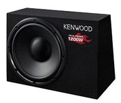 Kenwood KSC-W1200B subwoofers pour voiture Caisson de basse pré-chargé 300 W