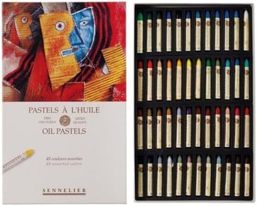 SENNELIER Cardboard Oil Pastel Set, 48 Count (Pack of 1), Multicolor