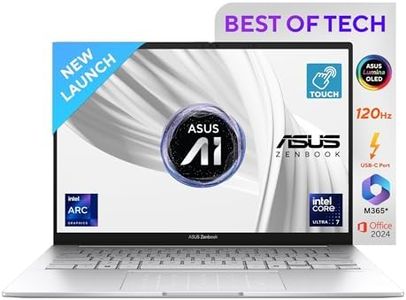 ASUS Zenbook 14,Intel Core Ultra 7 (Series 2),Thin & Light(Intel Arc iGPU/32GB/1TB/3K OLED Touch screen/14/120Hz/Windows 11/M365 Basic (1Year)*/Office Home 2024/Foggy Silver/1.28 kg) UX3405CA-PZ348WS