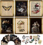 97 Decor Dark Academia Room Decor - Light Academia Room Decor, Dark Academia Decor, Brown Dark Aesthetic Room Decor, Academia Aesthetic Vintage Poster, Light Academia Aesthetic Picture (8x10 inch | 20x25 cm UNFRAMED)