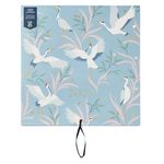 Busy B Large Family Wall Calendar 2025 – Blue Birds Design with 5 Columns & Storage Pockets - Monthly 2025 Calendar for Busy Families with Colour-Coded Stickers - 30.5 x 30.5cm